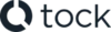 The logo of Tock showcases a stylized 